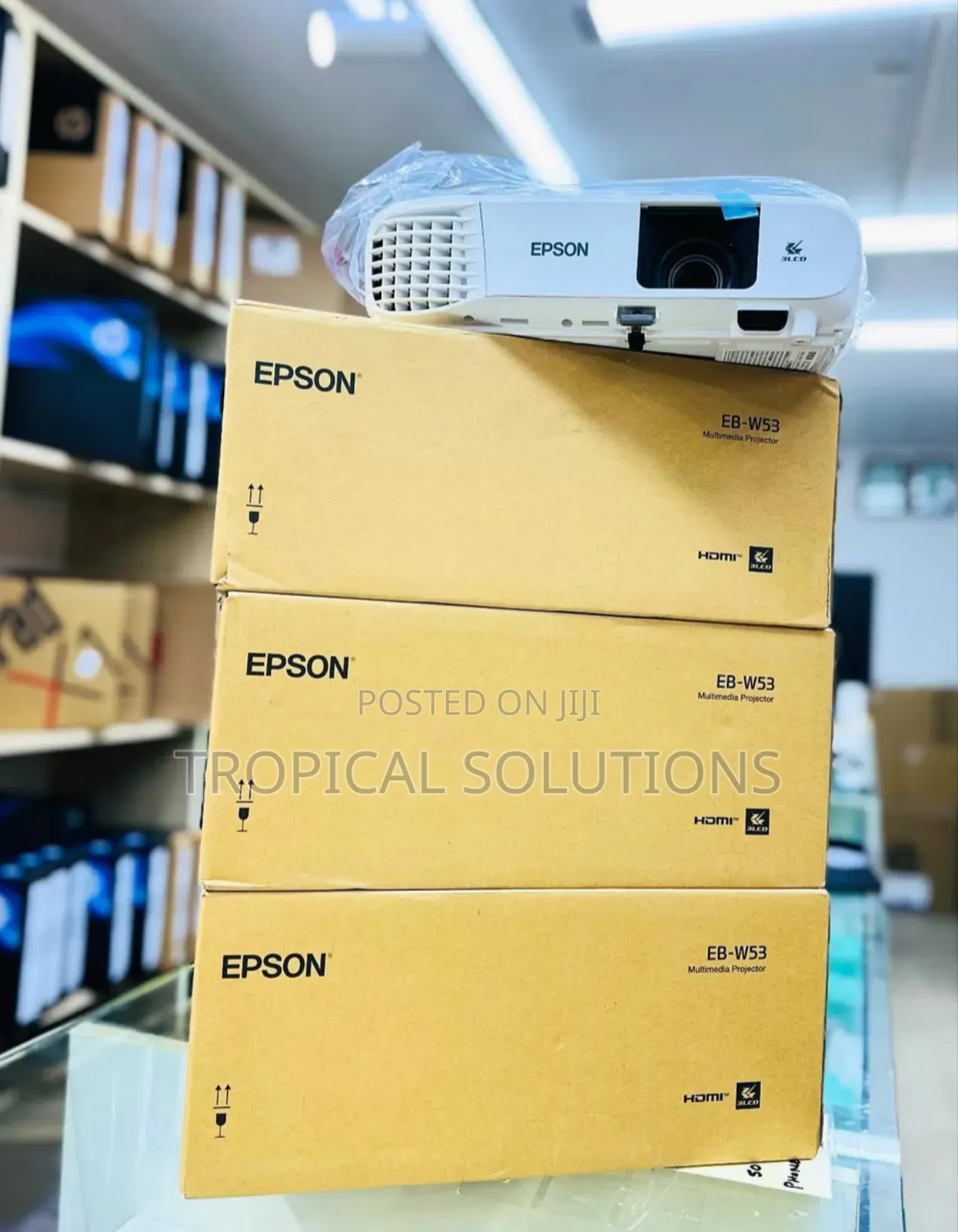 Epson Eb-W53 Projector 3lcd Technology Wxga 4000lumens