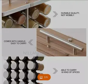 Oval-Shaped 12 In1 Kitchen Spice Rack Set