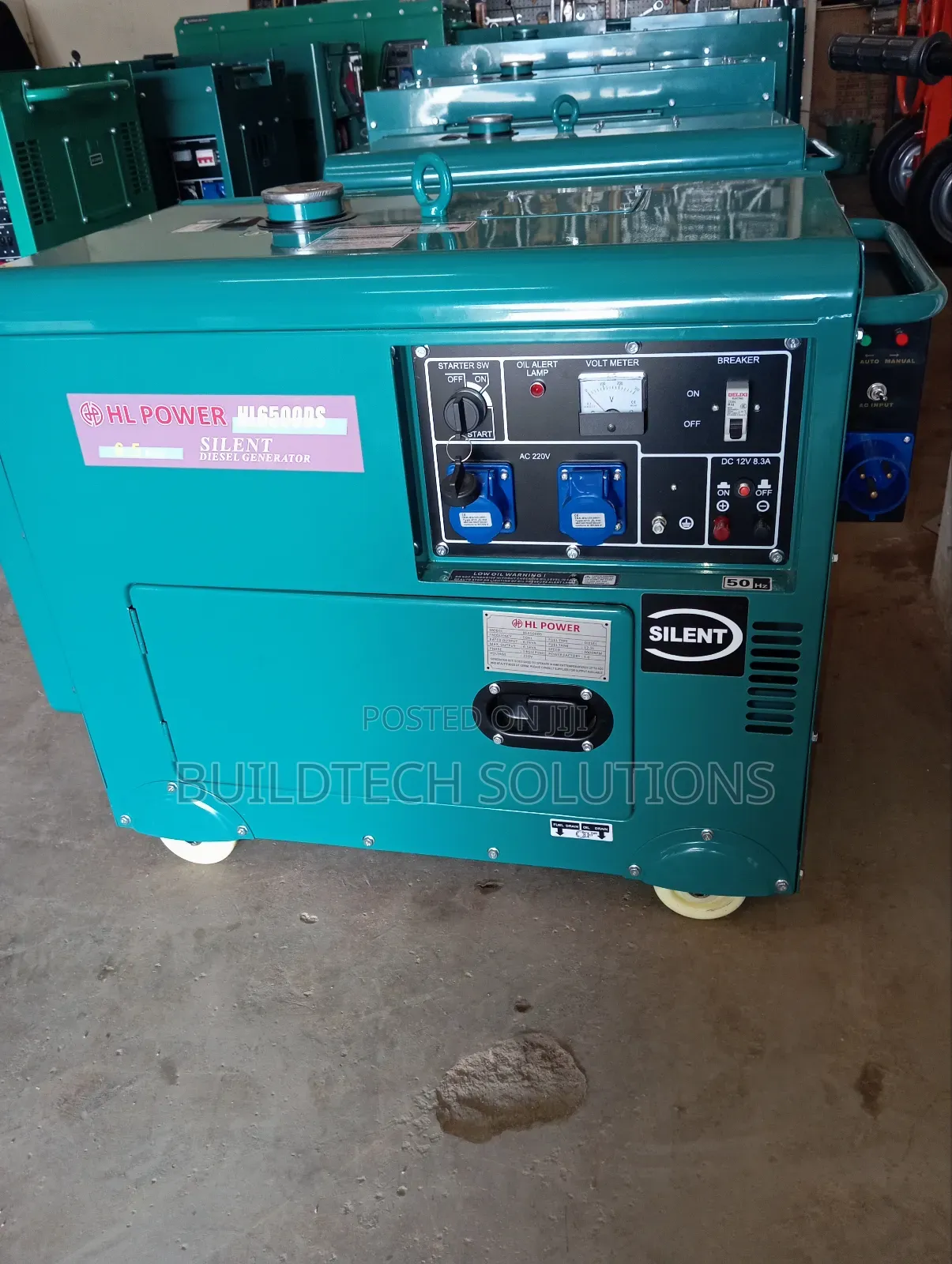 Silent Generator 6.5 Kva Diesel Generator