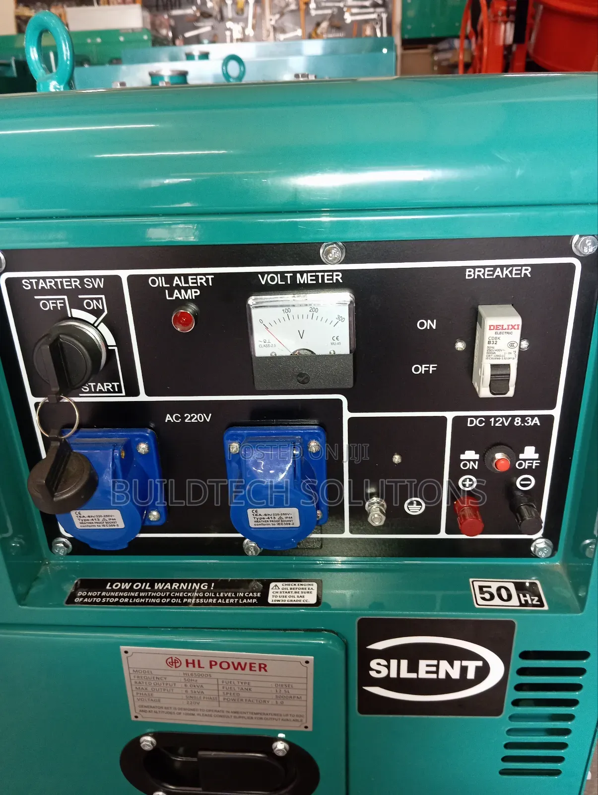 Silent Generator 6.5 Kva Diesel Generator