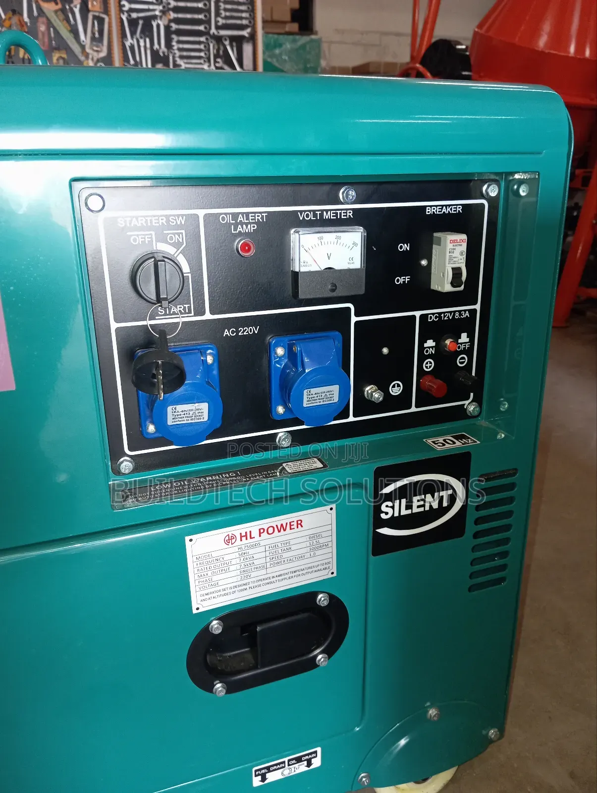 Diesel Silent Generator 7.5 Kva
