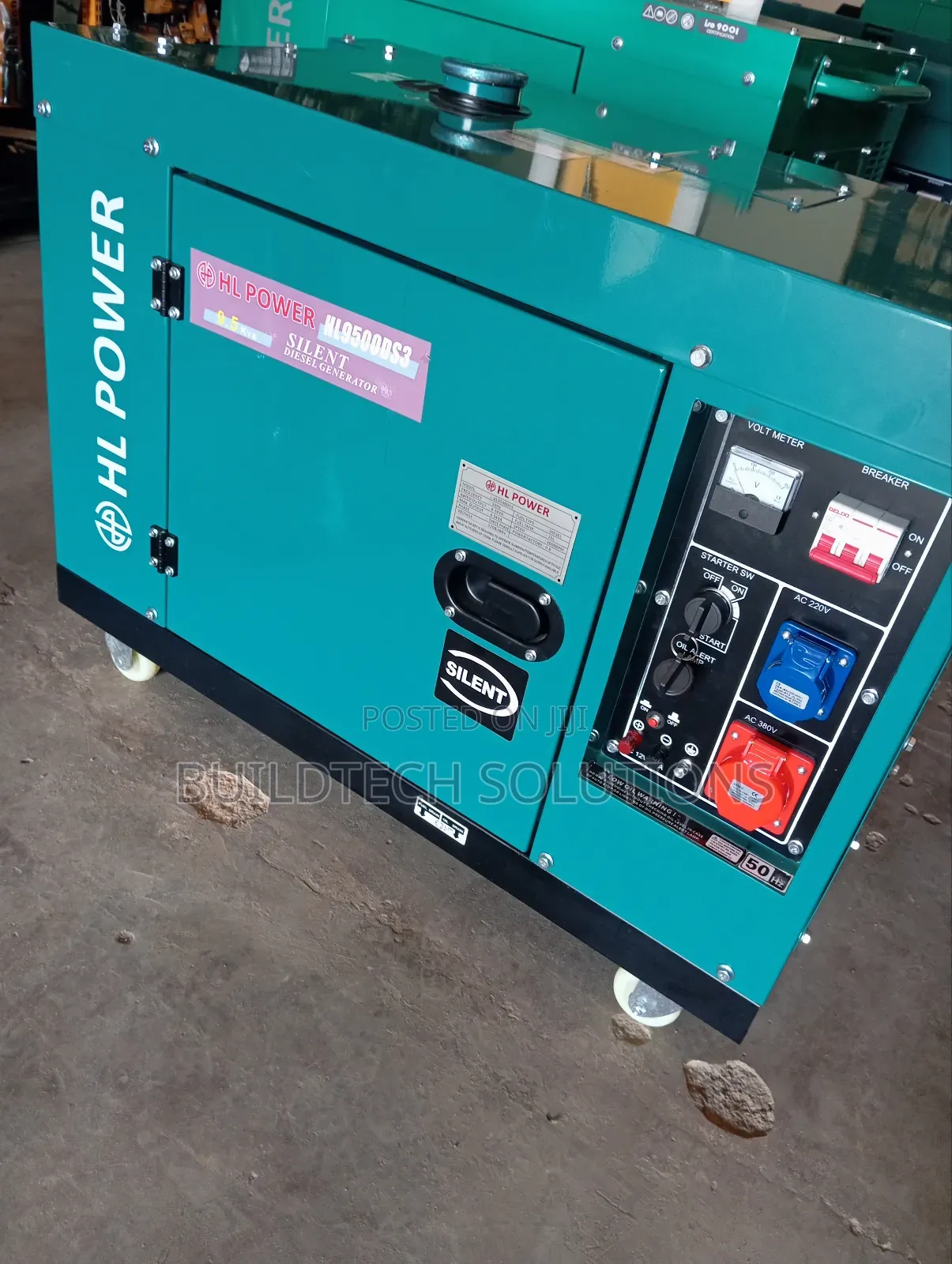 9.5 Kva Silent Generator Both Single and 3 Phase