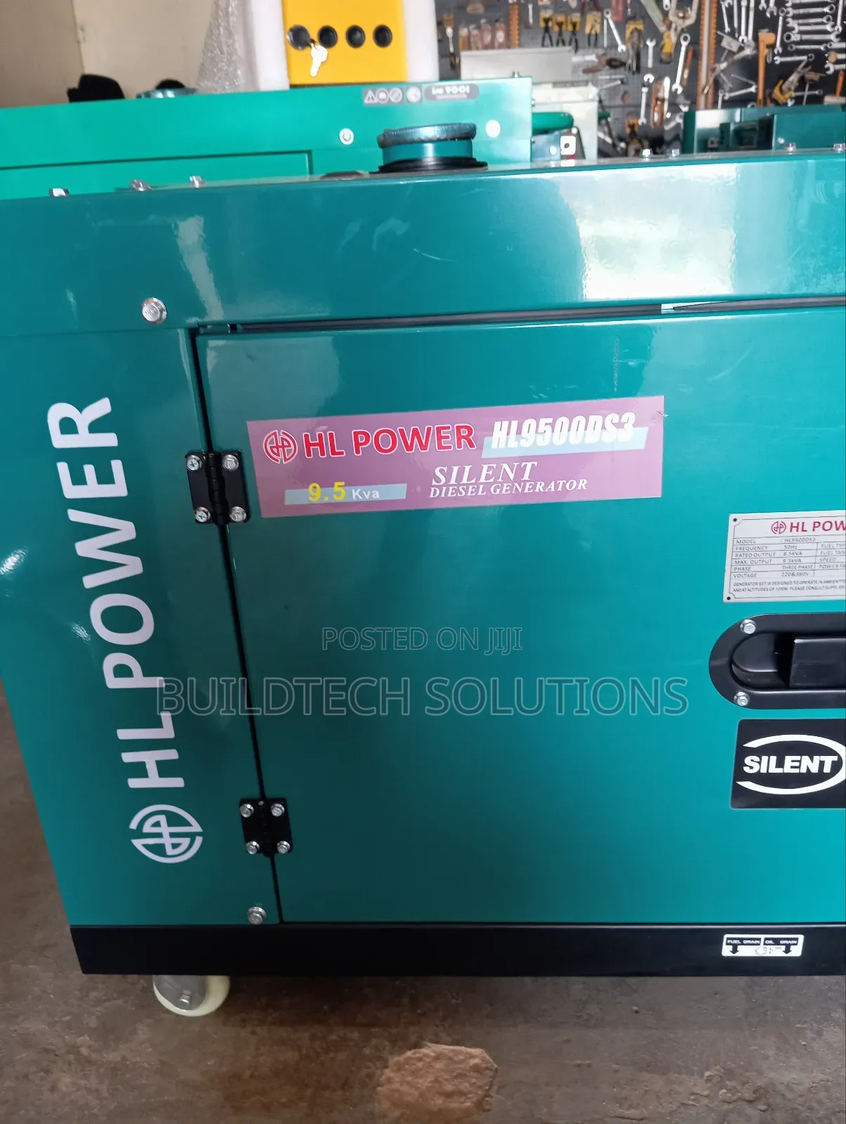 9.5 Kva Silent Generator Both Single and 3 Phase
