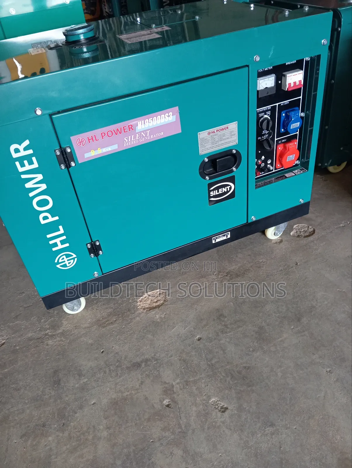 9.5 Kva Silent Generator Both Single and 3 Phase