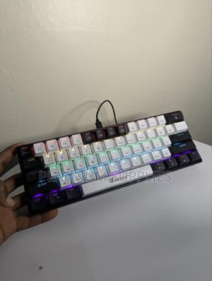 61 Key Red Switch Mechanical Gaming Keyboard for Streamers Led Backlit - main view