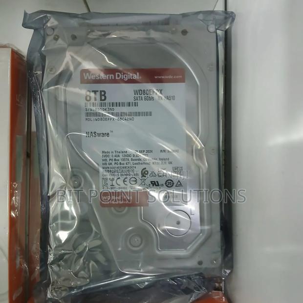 Wd 8tb Nasdrive Nasware Internal Hard Drive 7200rpm