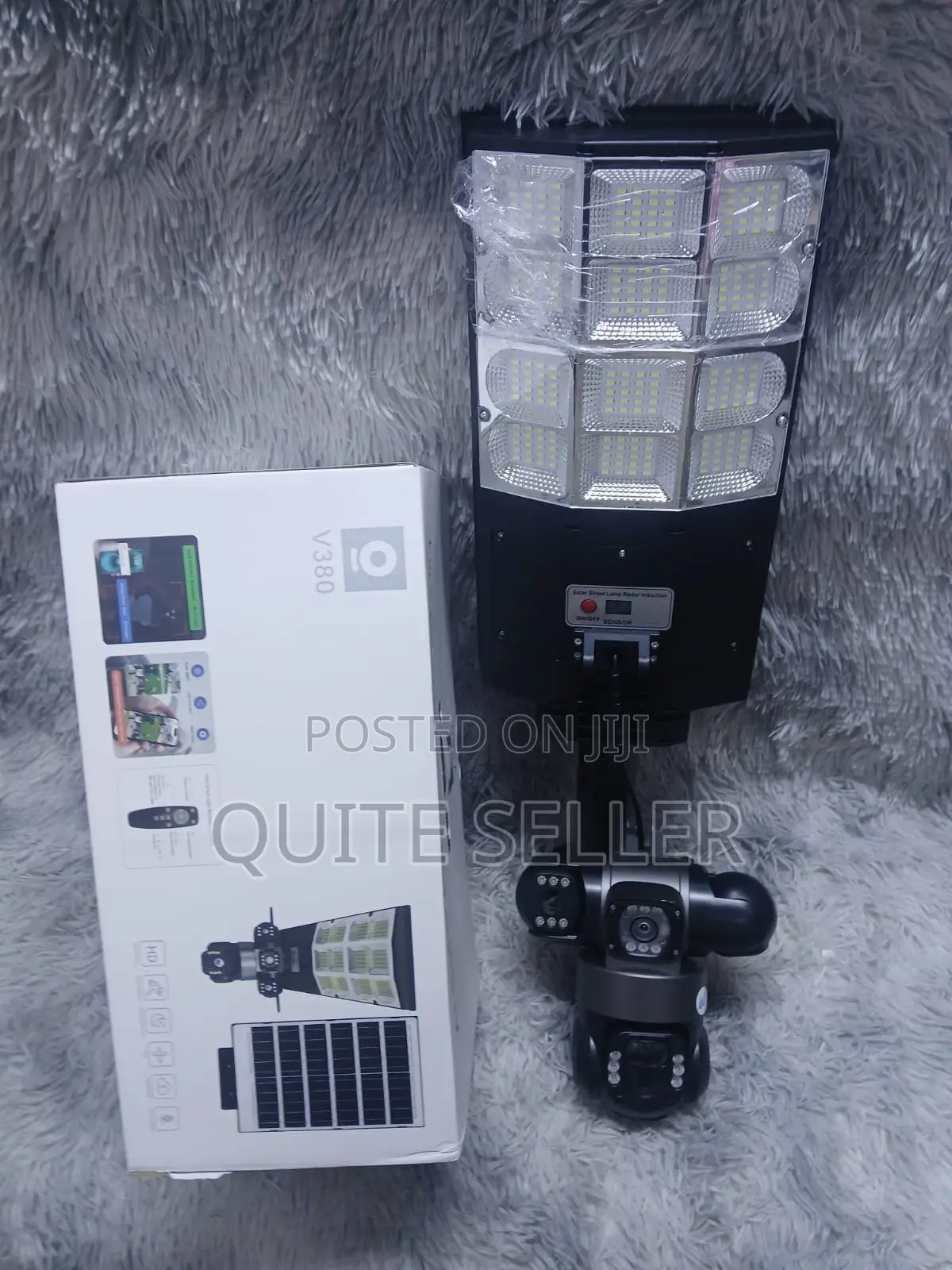 Smartsolar Street Light V380pro Tripple Lens 4g Outdoor