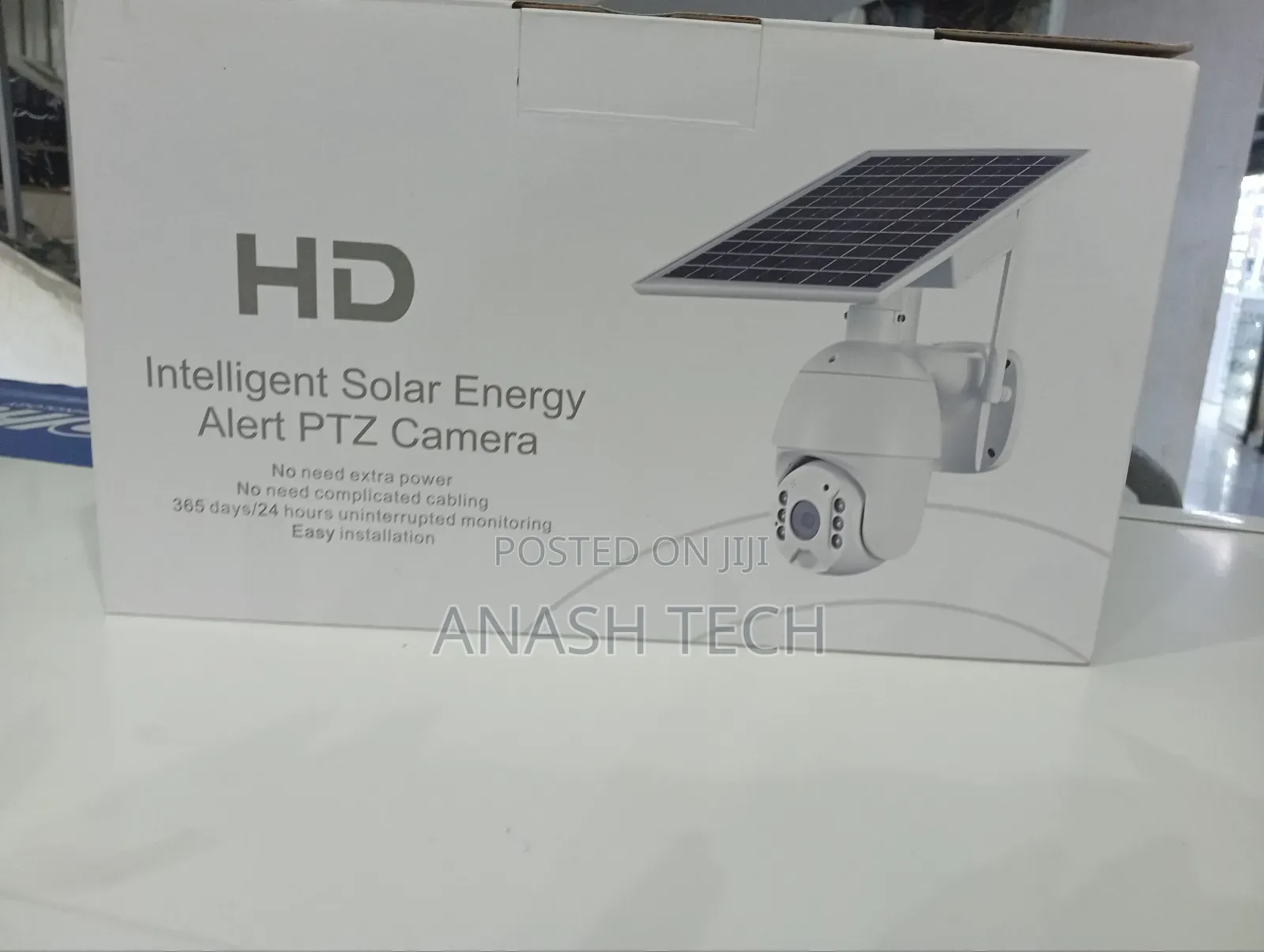 Wifi Ubox App Solar Powered 4 Mp CCTV Camera