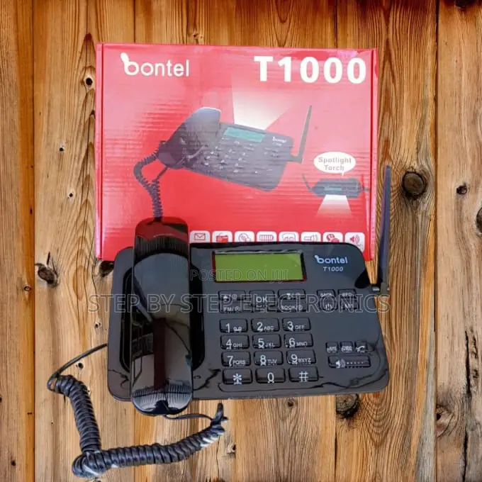 Powerful Bontel T1000 GSM Deskphone – Dual Sim, With Sd Card Support