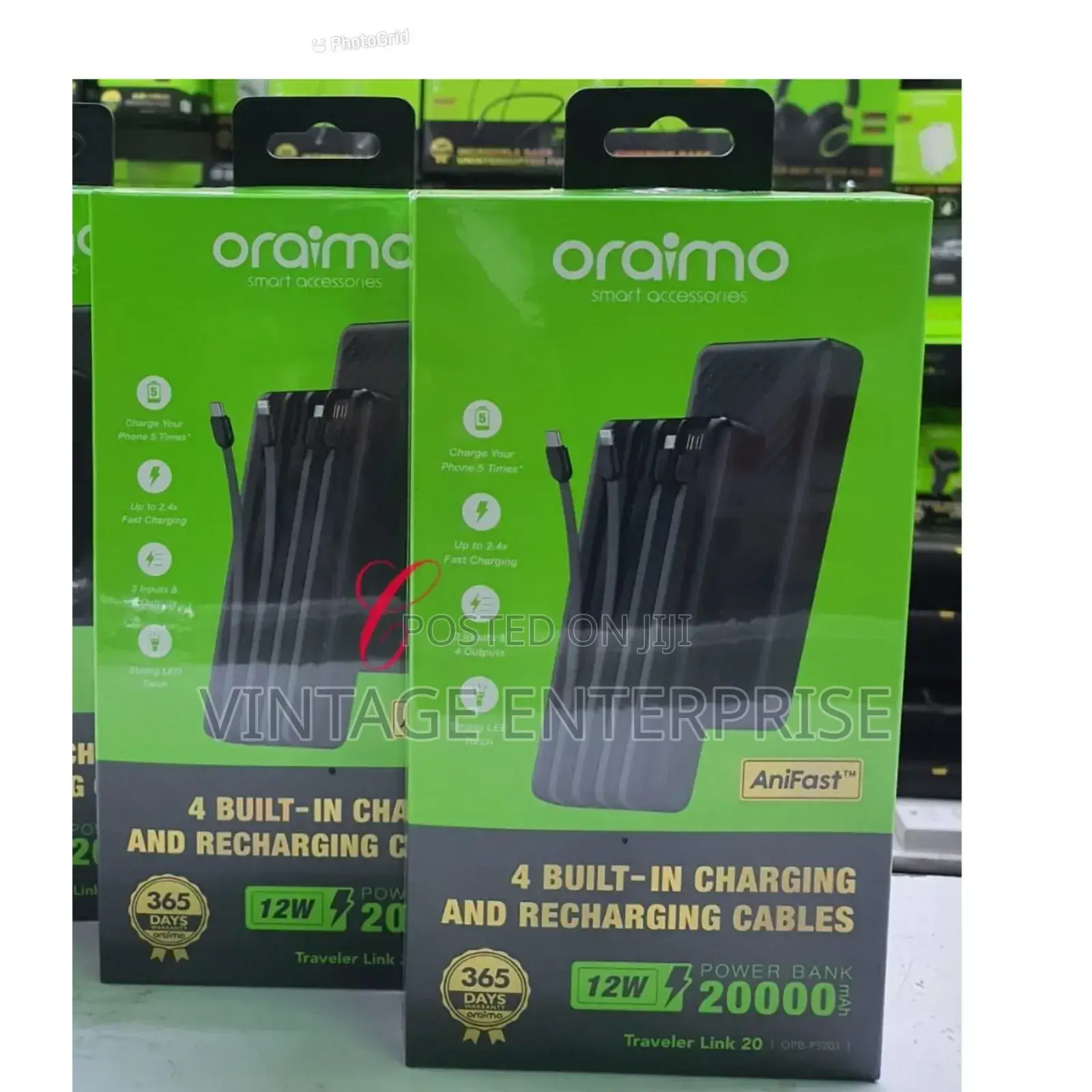 Oraimo Traveler Link 20 Opb-P5201 20,000mah Power Bank