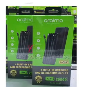 Oraimo Traveler Link 20 Opb-P5201 20,000mah Power Bank