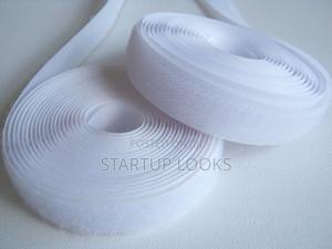 White 25m Full Roll Velcro Tape Hook and Loop Both Sides - main view
