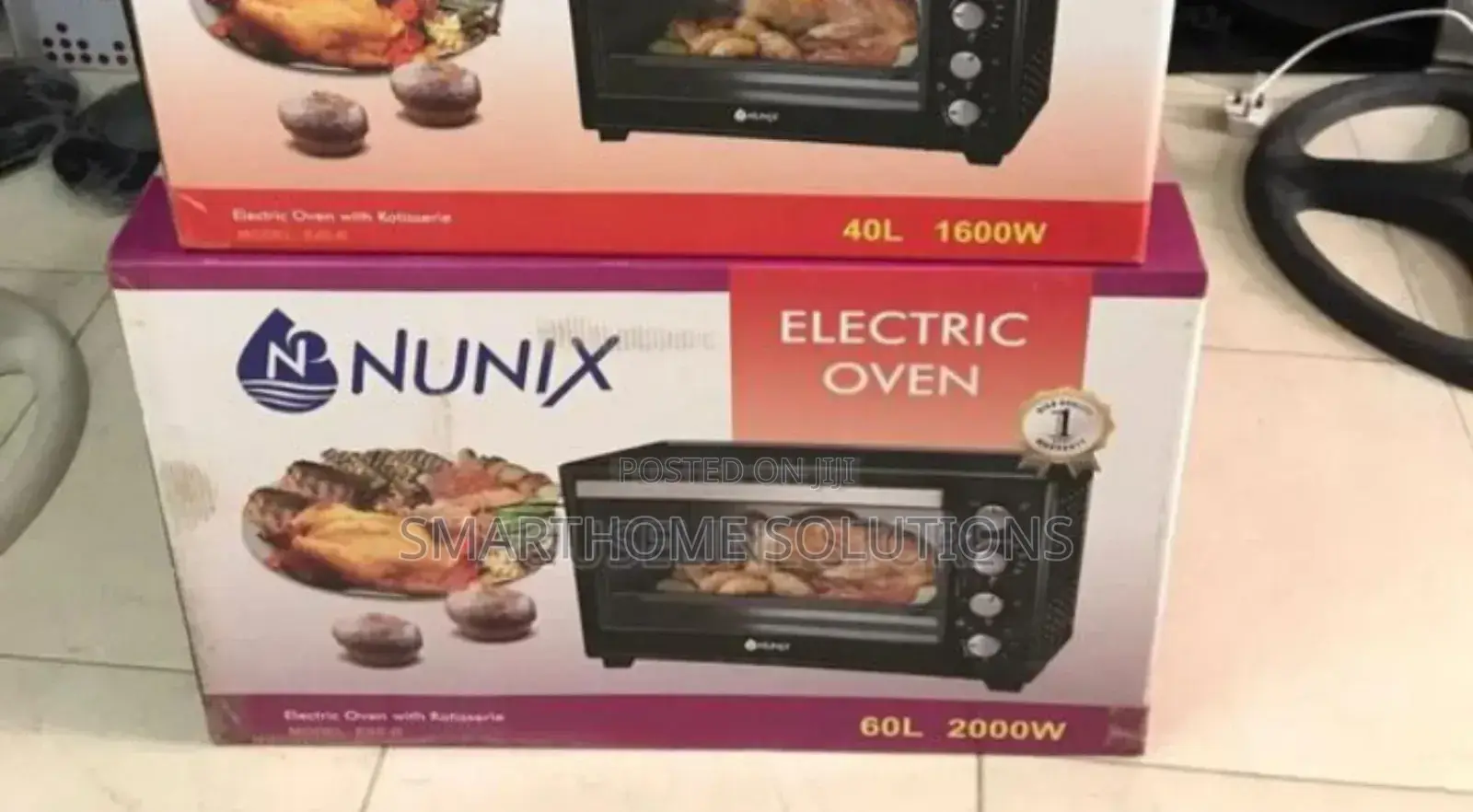 2,000 Watts Nunix 60l Oven