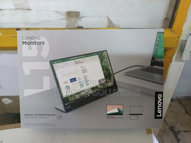 Lenovo L15 15.6" FHD Usb-C Portable Monitor, Grey Color (66e4uac1wl)