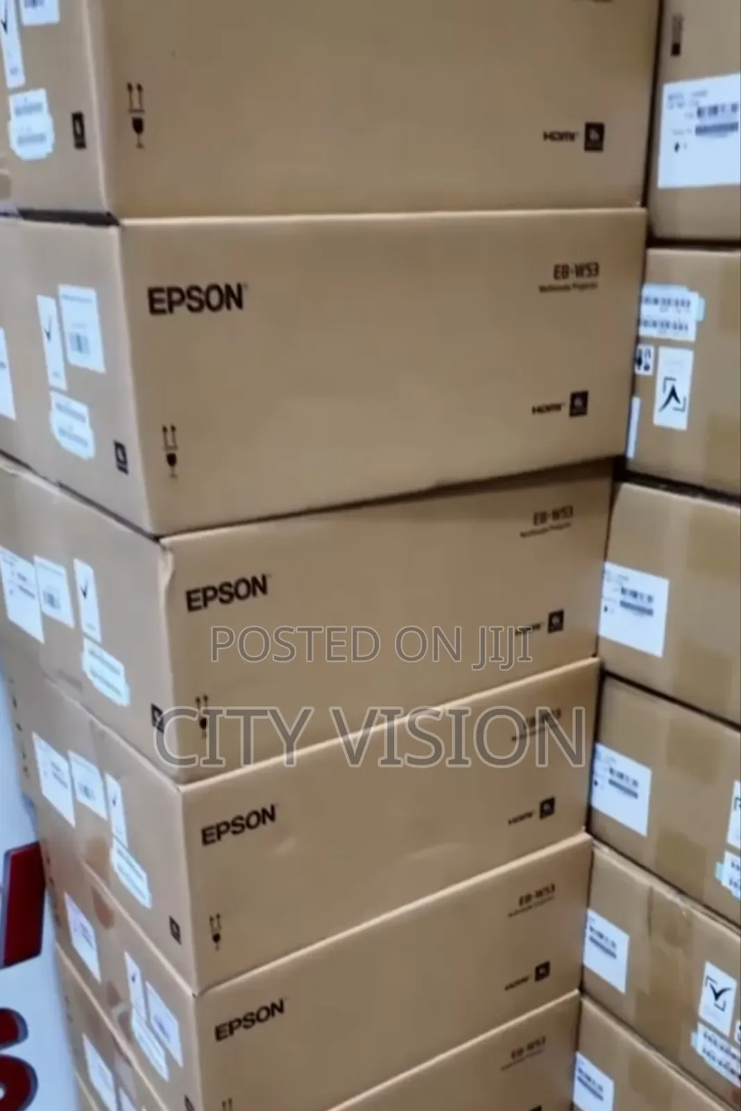 Epson Eb-W53 Projector 3lcd Technology, Wuxga 4000 Lumens