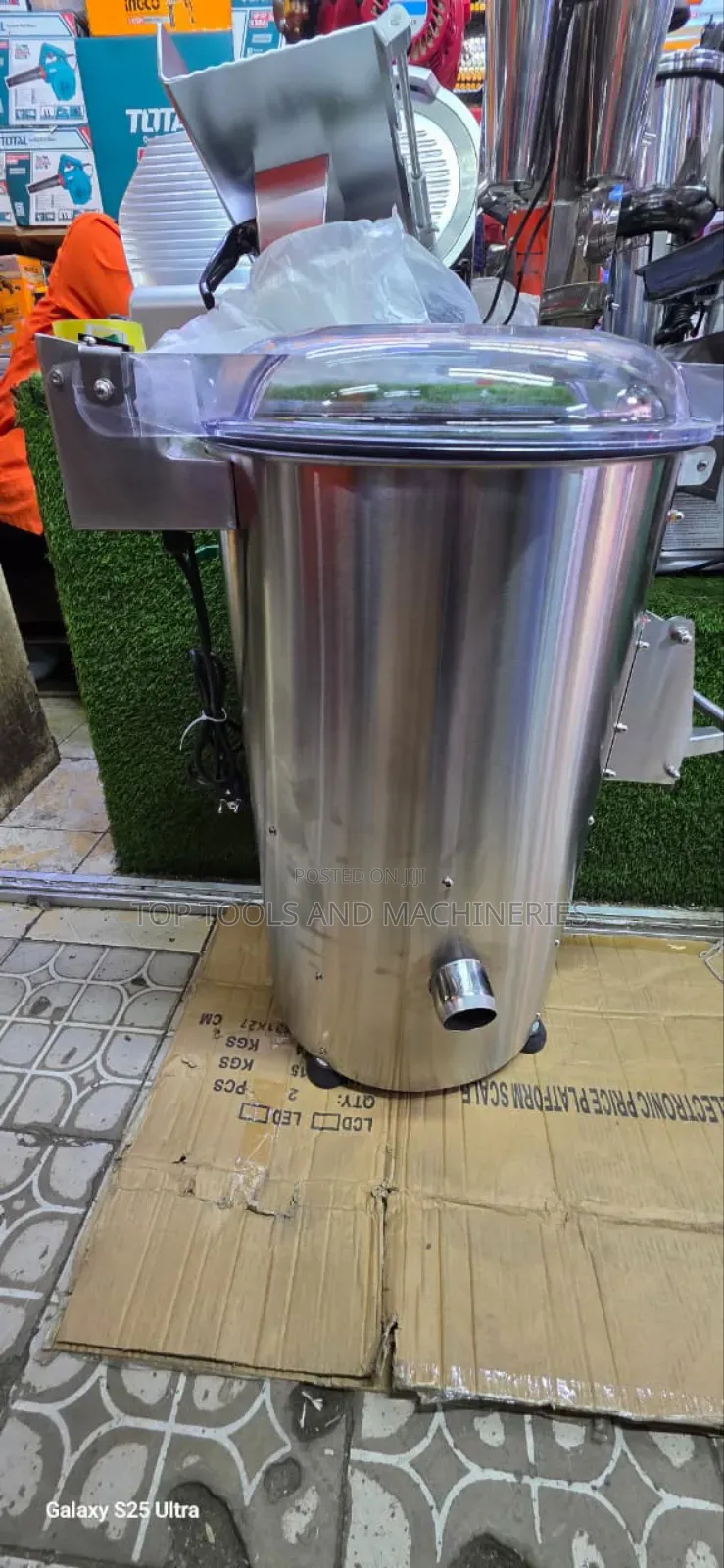 Commercial 15kgs 0.75kw Electric Potato Pealer Machine