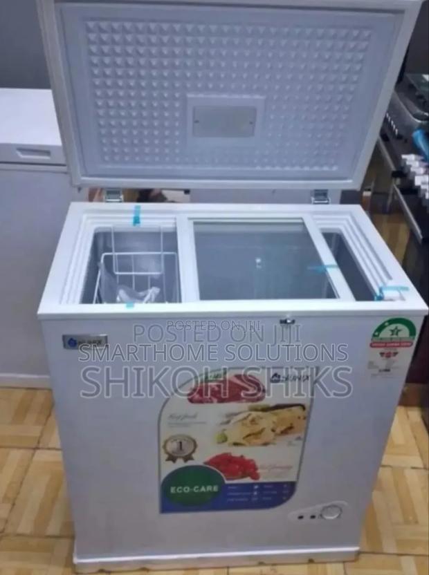 Colour White- 130litres Volsmart Deep Freezer