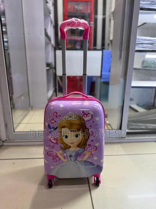 Cartoon Themed Kids Trolley Bags-Y - thumbnail 2