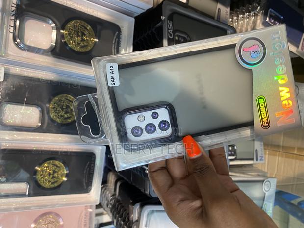 Osophter Samsung Galaxy A13 Transluscent Matte Back Case - thumbnail 3