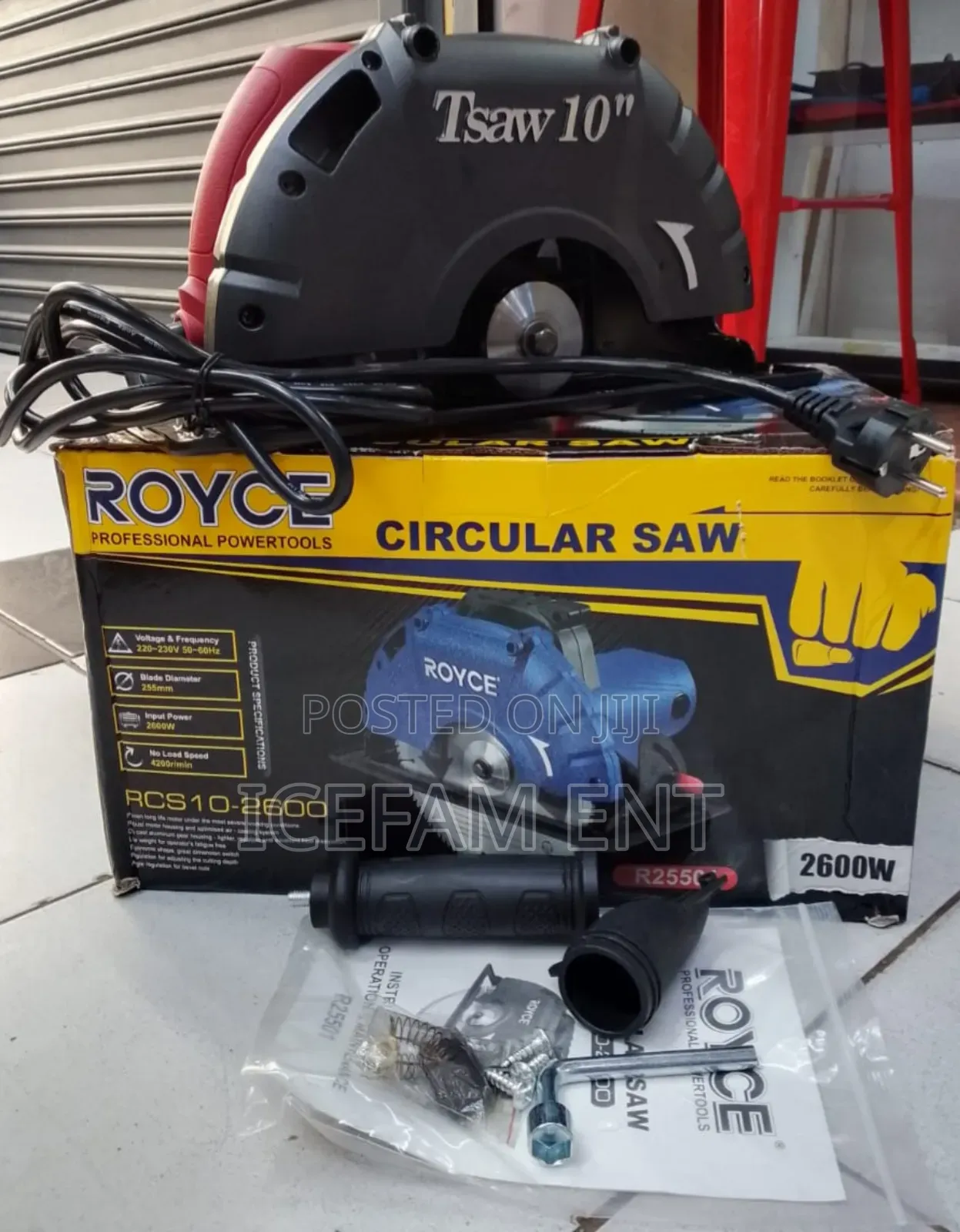 Royce 10 Inch Circular Saw/2600w Circular Saw Machine