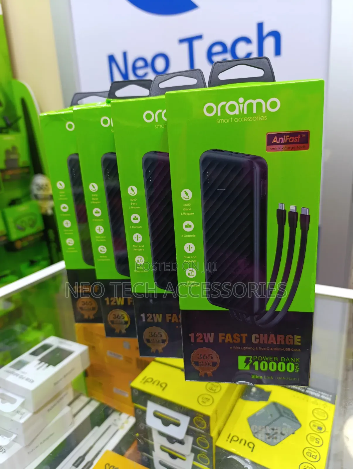 Original Oraimo Slice Link 10000mah 12w Power Bank