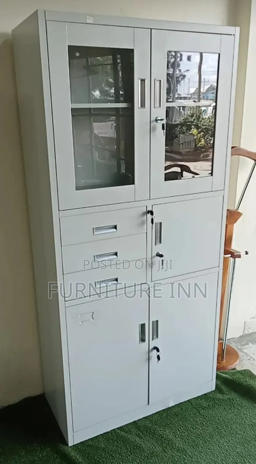 Metallic Filling Cabinet With Safe