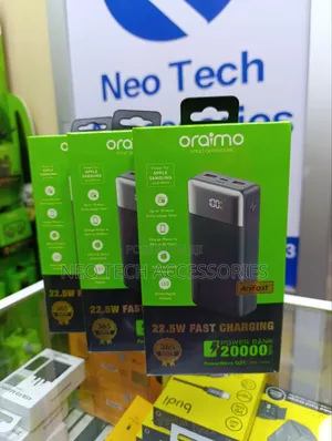 Oraimo Powernova Q21|
Opb-7200q
-20000mah 22.5w With Display