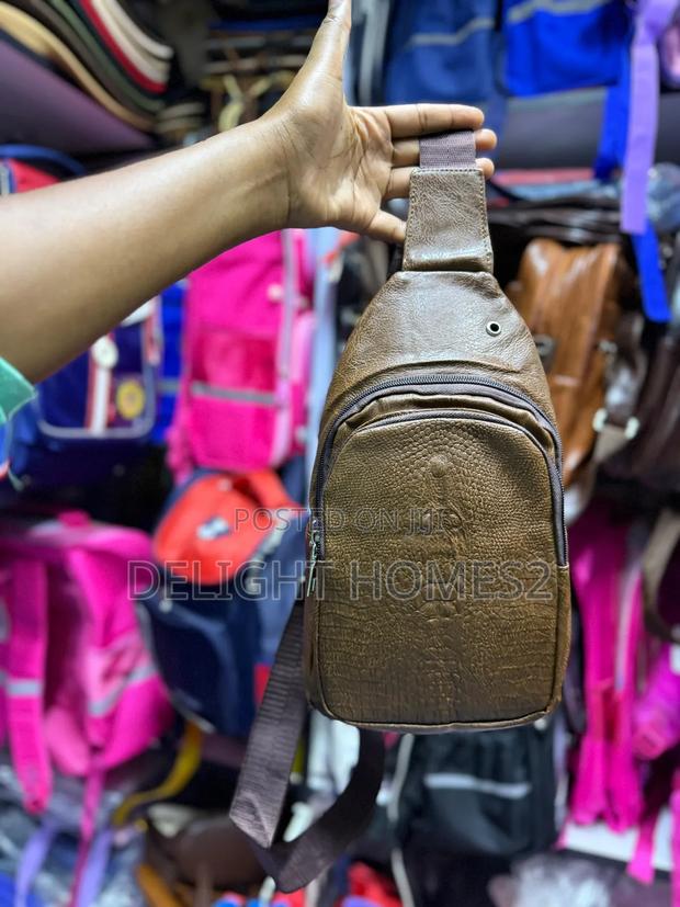 Leather Shoulder Crossbody Sling Chest Bags-Y