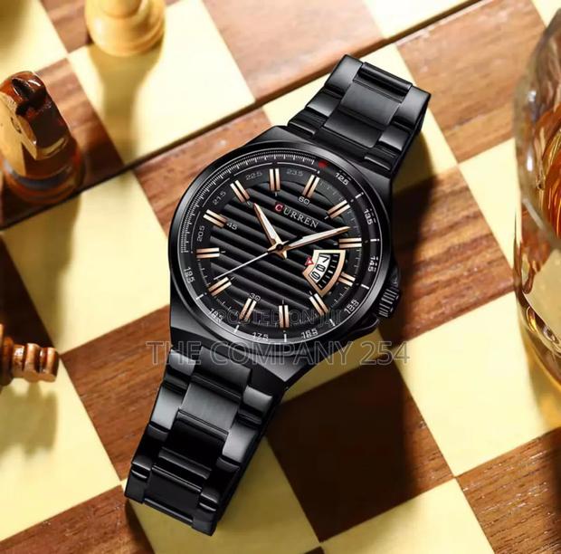 Curren Gents 8375Battery Powered Date Display Business Watch - thumbnail 4