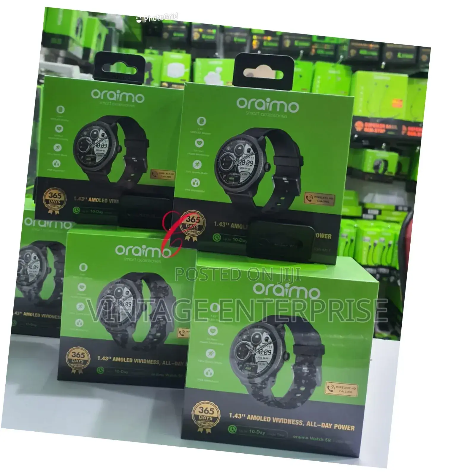 Oraimo Watch 5r Osw-820 1.43'' *Amoled* Ip68 Smart Watch