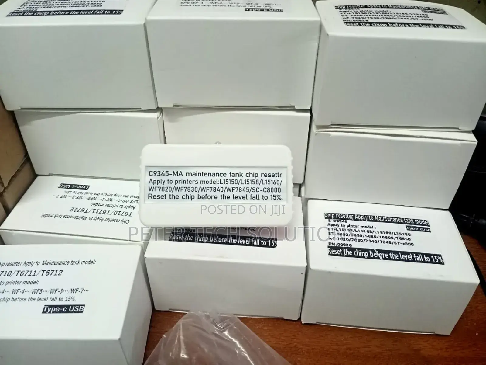 C9345 Maintenance Box Waste Ink Tank Resetter for Epson L15158