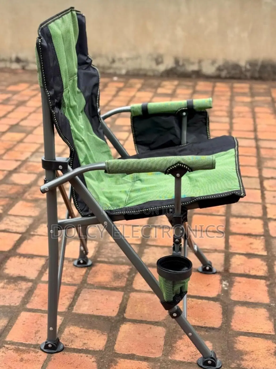 Green Lion Desert Ranger Camping Chair- Green/ Blue