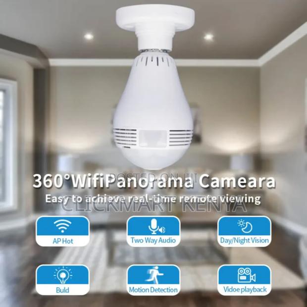 Wireless CCTV Bulb Camera Nanny Camera - main view