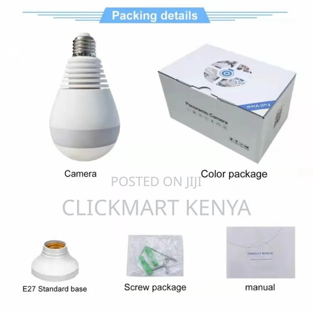 Bulb Cctv Camera Surveillance Wireless Cctv Bulb Camera