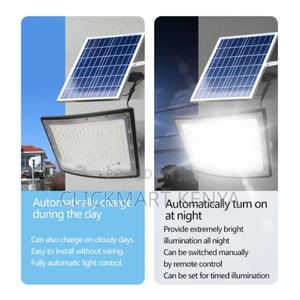 100w Solar Floodlight Outdoor Waterproof Security Ligh - thumbnail 2