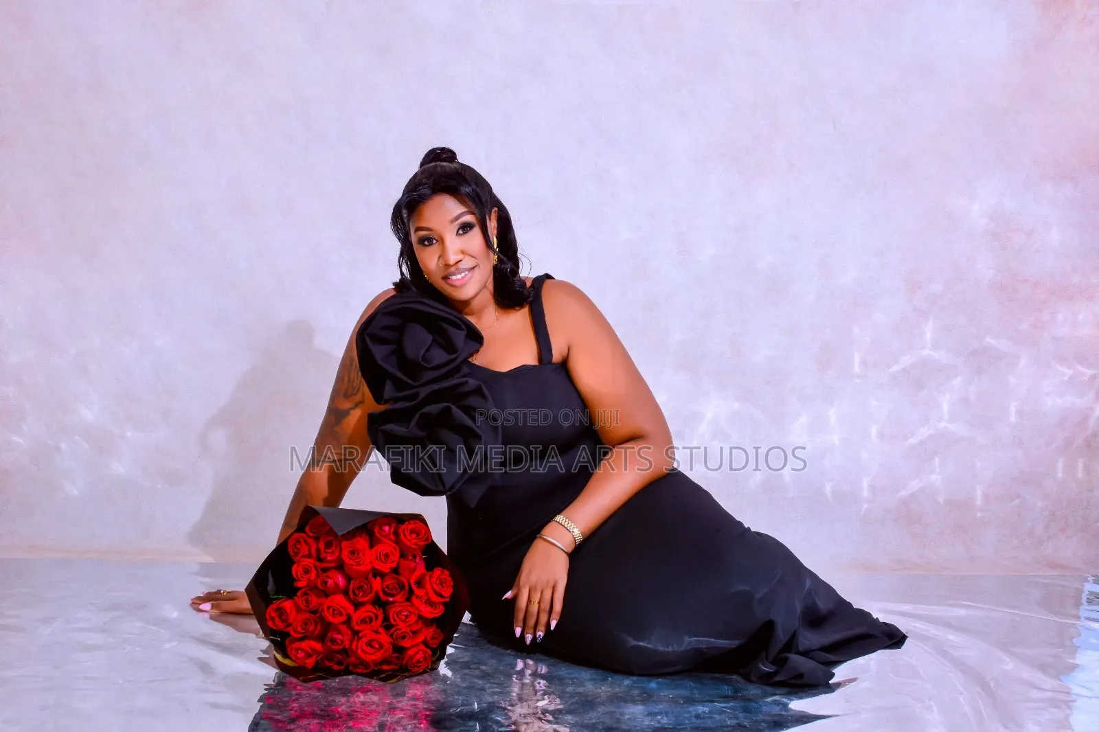Elegant Bouquet Flower Photoshoot At Kasarani Studio