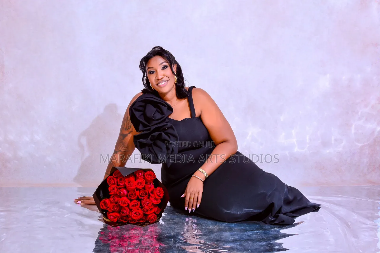 Elegant Bouquet Flower Photoshoot At Kasarani Studio