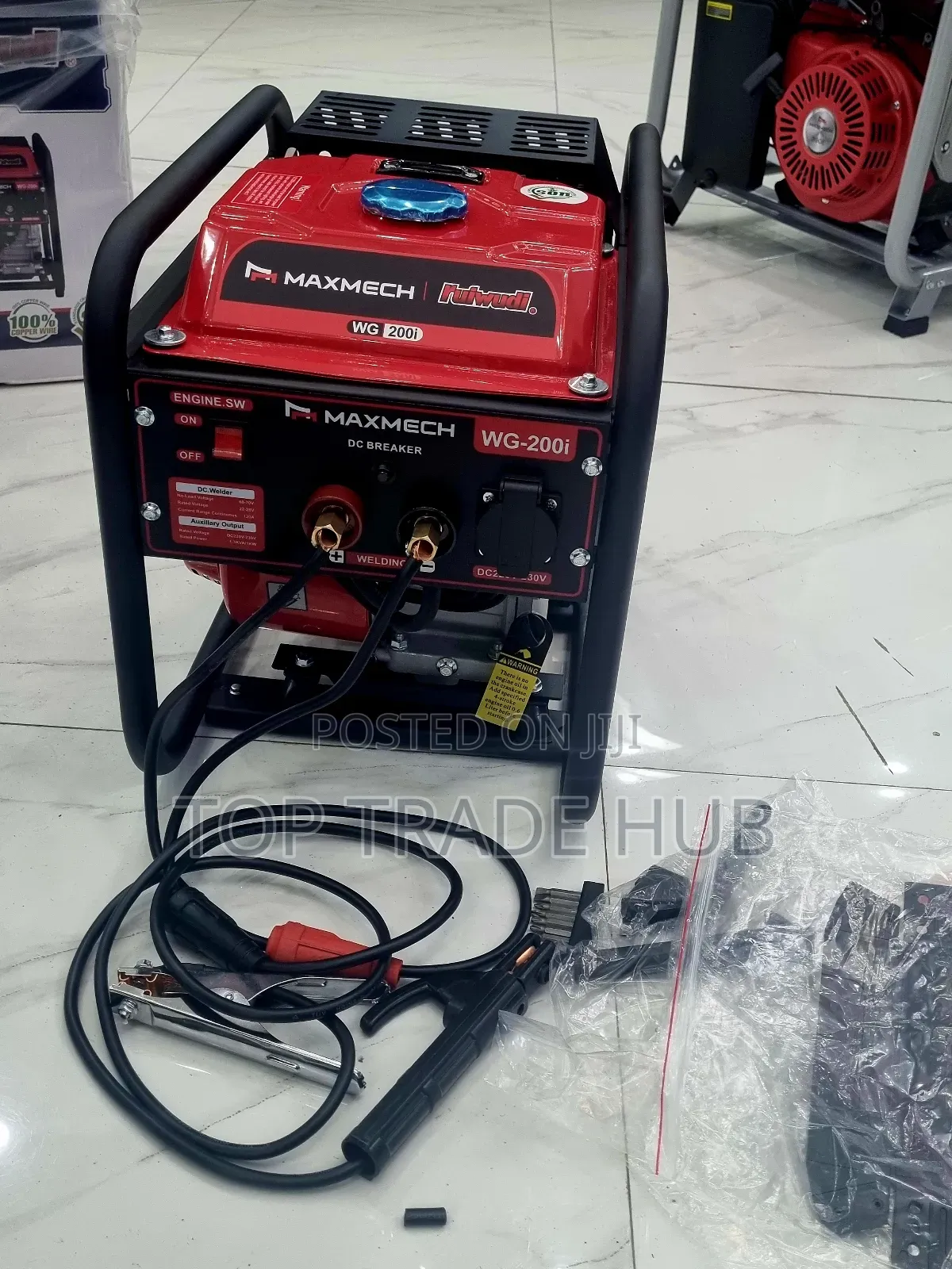 Maxmech Petrol Welding Generator 120a/1.3kva