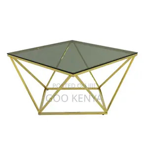Coffee Table; Compact Dual-Purpose Diamond Coffee Table