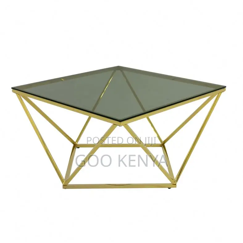 Coffee Table; Compact Dual-Purpose Diamond Coffee Table