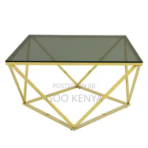 Coffee Table; Compact Dual-Purpose Diamond Coffee Table