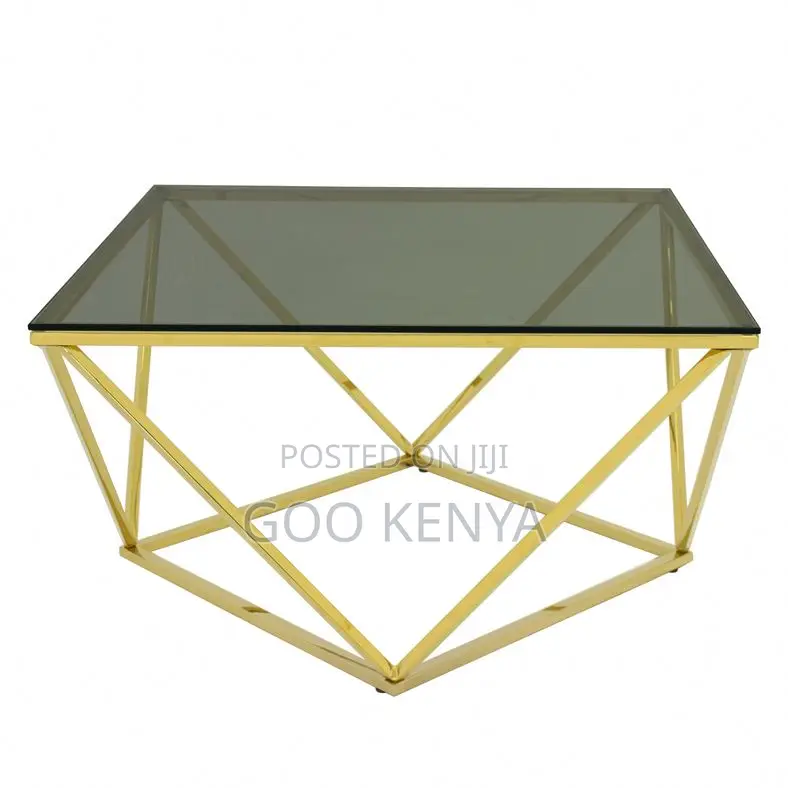 Coffee Table; Compact Dual-Purpose Diamond Coffee Table