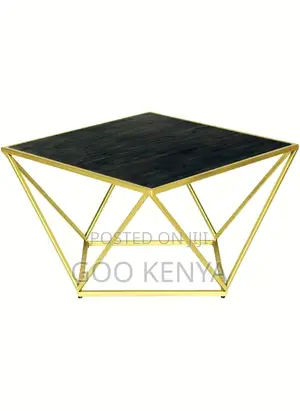 Coffee Table; Compact Dual-Purpose Diamond Coffee Table