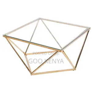 Coffee Table; Compact Dual-Purpose Diamond Coffee Table