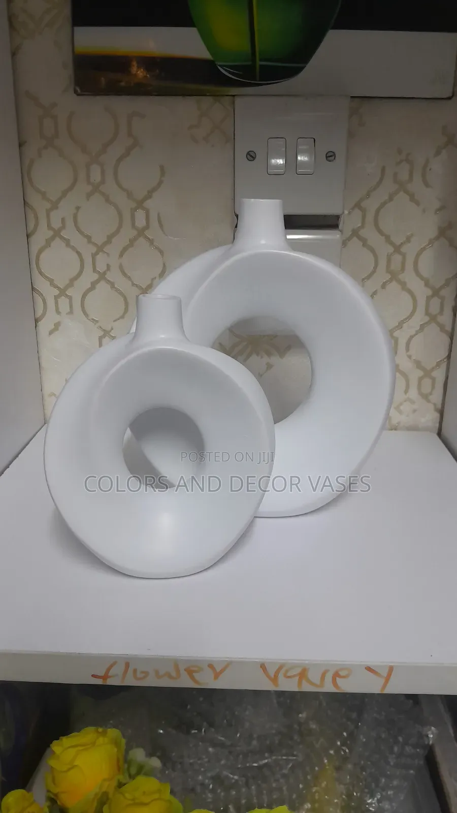 Classic Ceramic Vases White