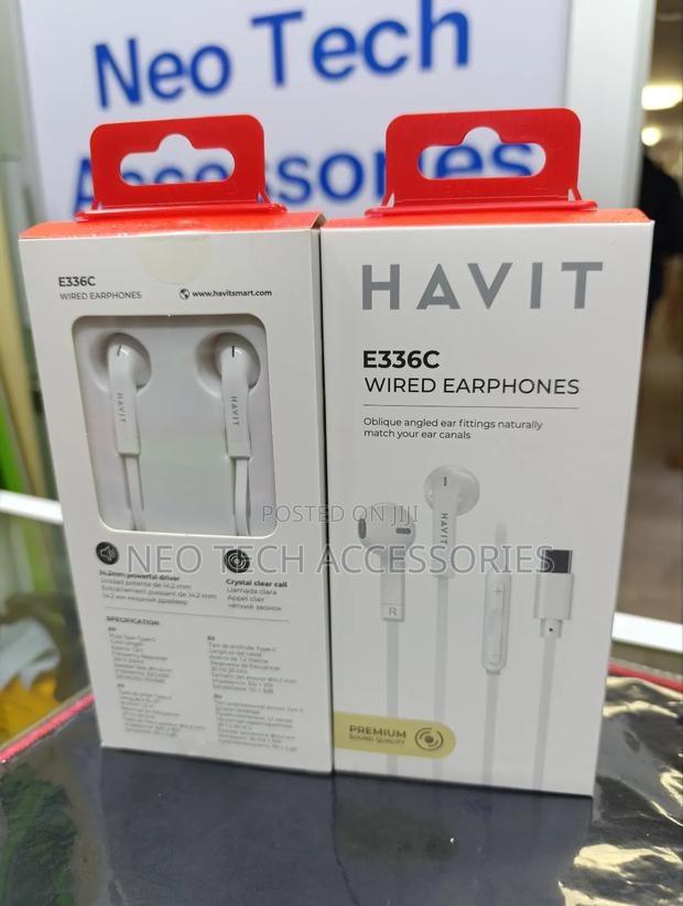 Havit E336c Type-C Earphones - main view