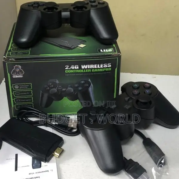 Two Game Controllers 2.4g Wireless 10000 Rom 128mb