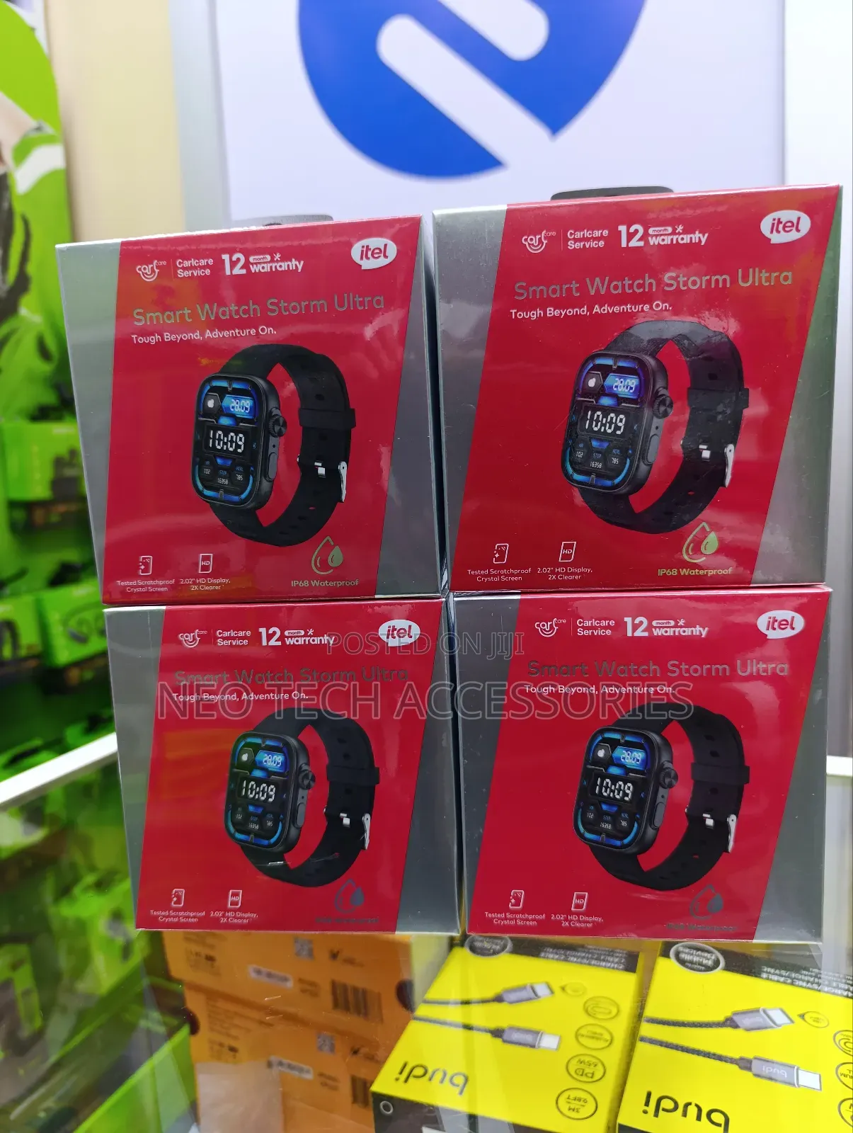 Itel Storm Ultra Isw-023 2.02′′ Hd Display Scratch Proof Smart Watch