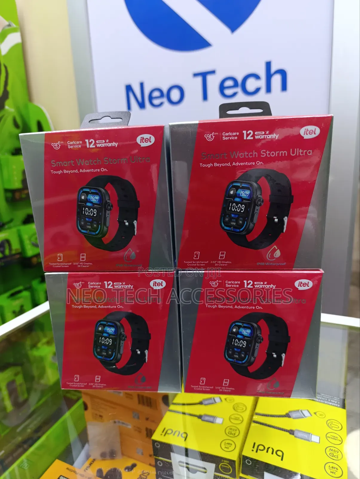 Itel Storm Ultra Isw-023 2.02′′ Hd Display Scratch Proof Smart Watch