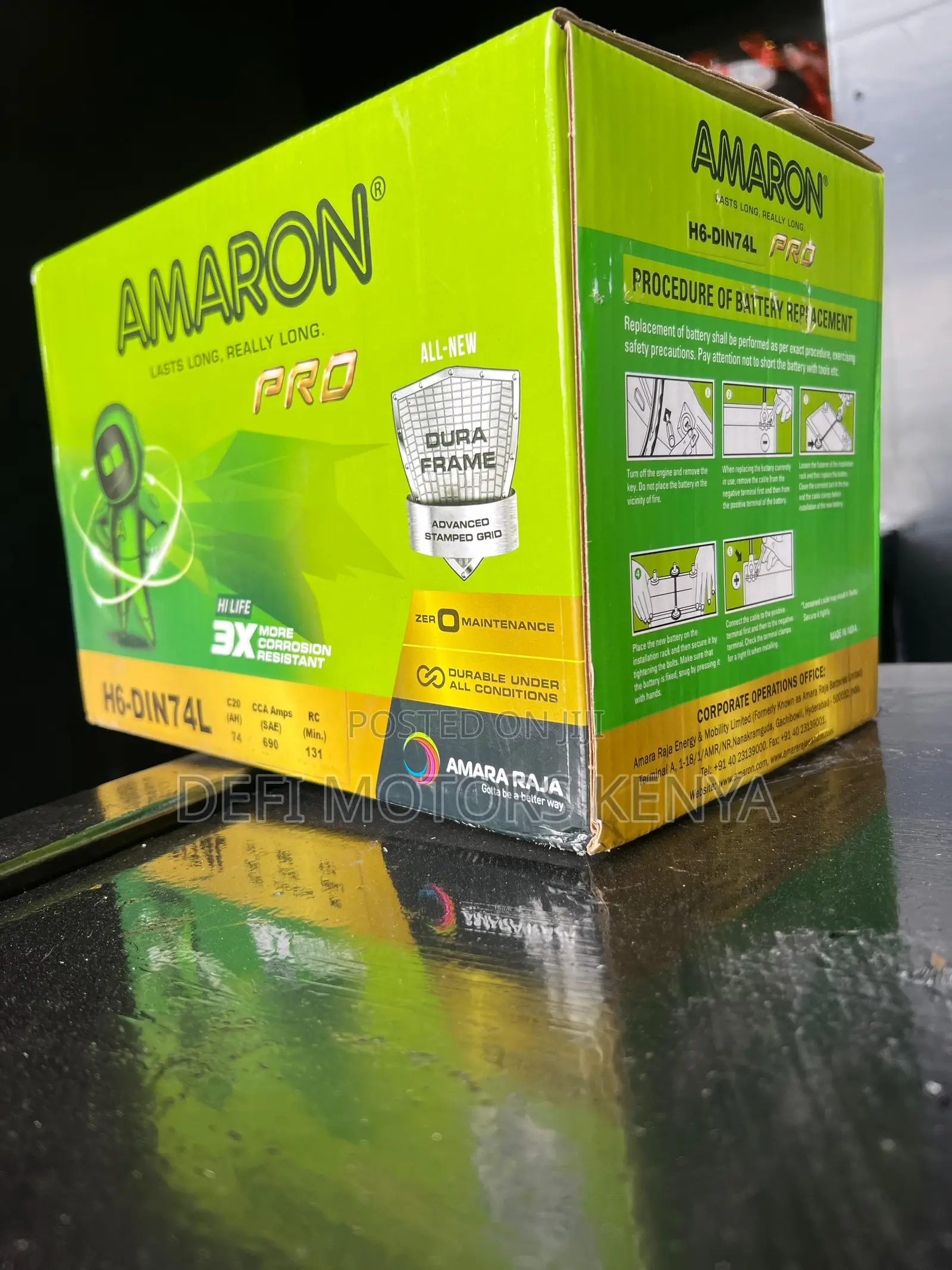 Amaron Car Battery Din 74